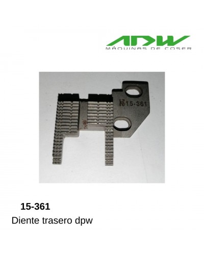 15-361 - Diente trasero dpw